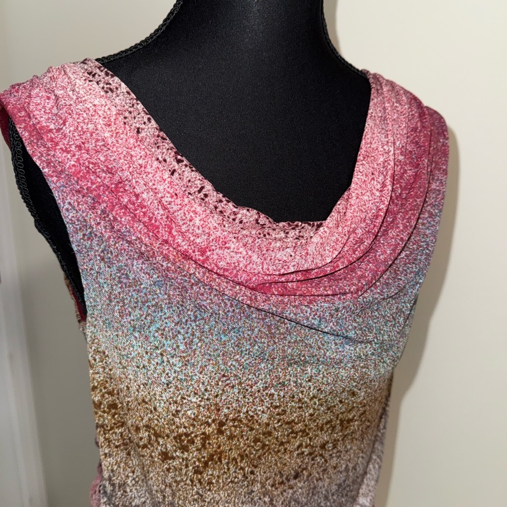 Multi-Colored Sleeveless Blouse - image 2